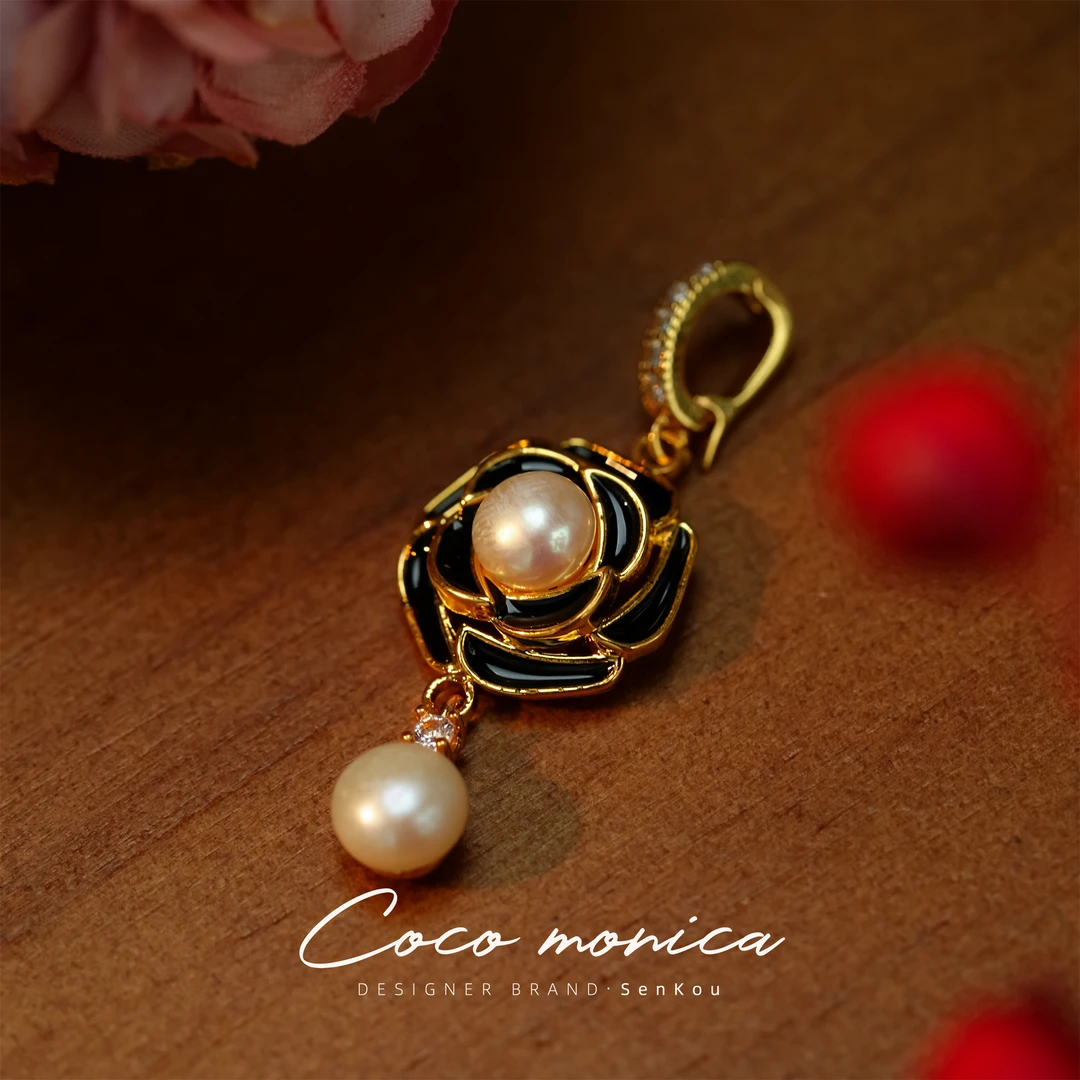 【小霞珠宝】吊坠小众天然珍珠珠链正宗轻奢时尚百搭法式WE350