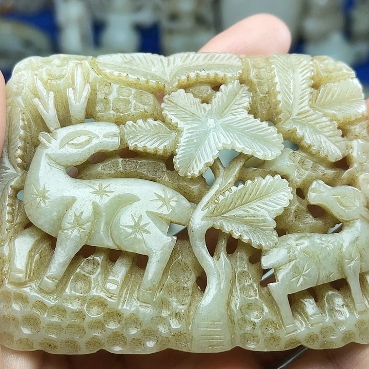 和田玉（青白玉）未镶嵌颈饰