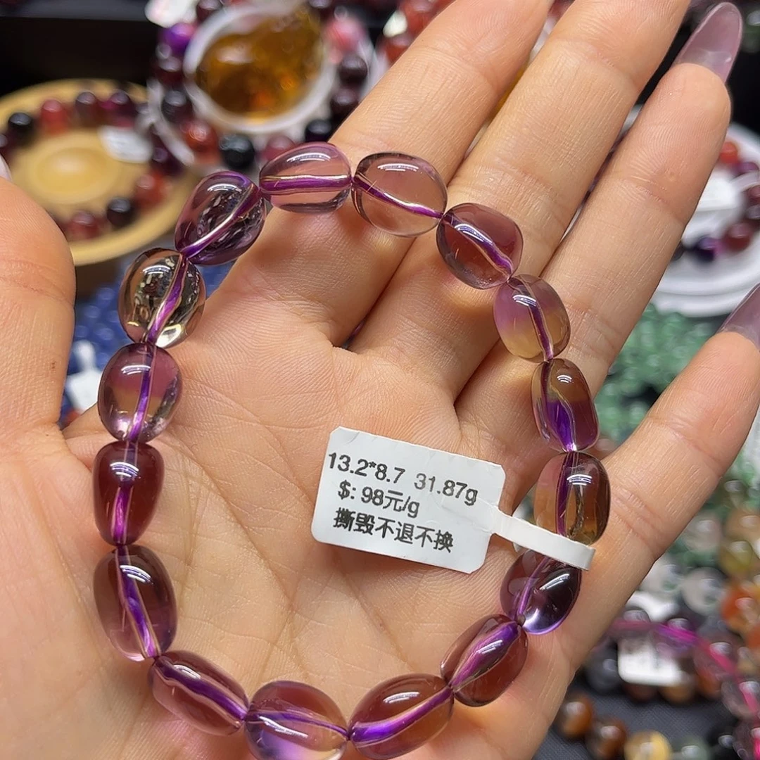 棉***糖手链水晶未镶嵌天然