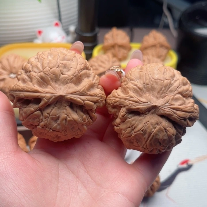 吊坠文玩核桃文玩核桃啊件56球鼎