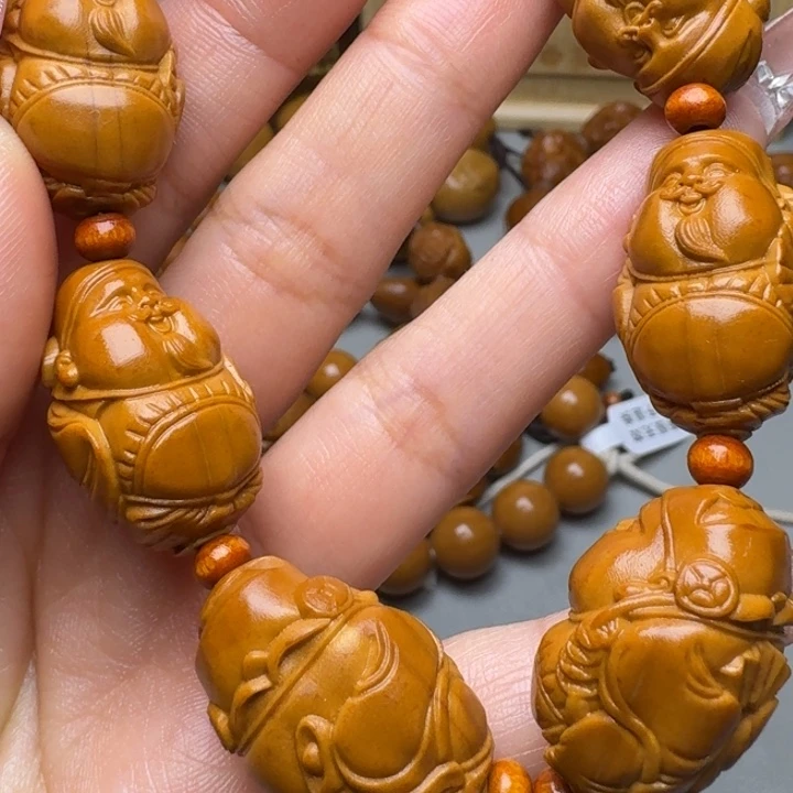 橄榄核手串/手链八大财神