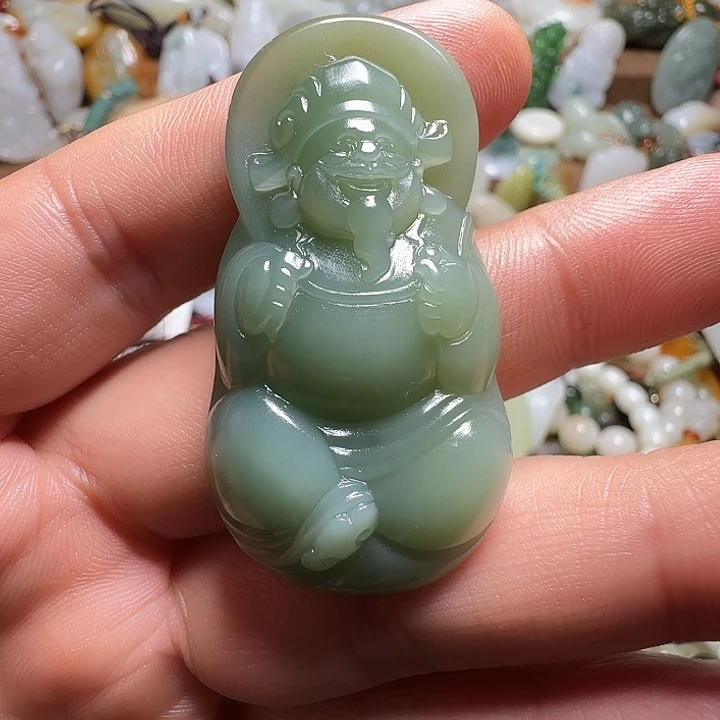 和田玉（碧玉）未镶嵌颈饰