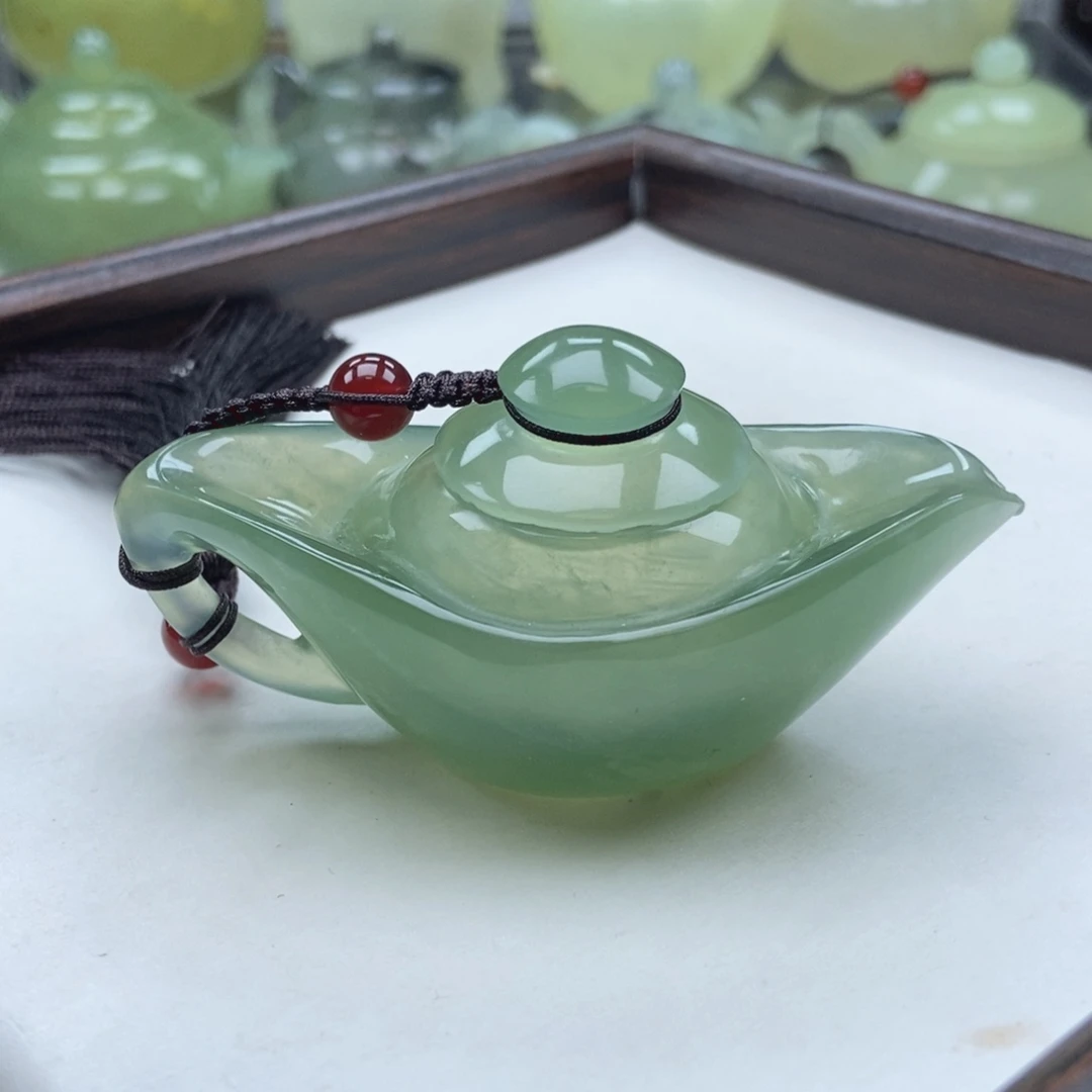 蛇纹石玉未镶嵌手把