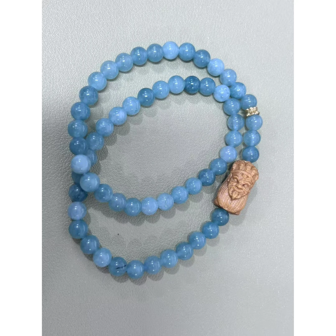 蓝水扎基-精品手串（无礼盒）JH002