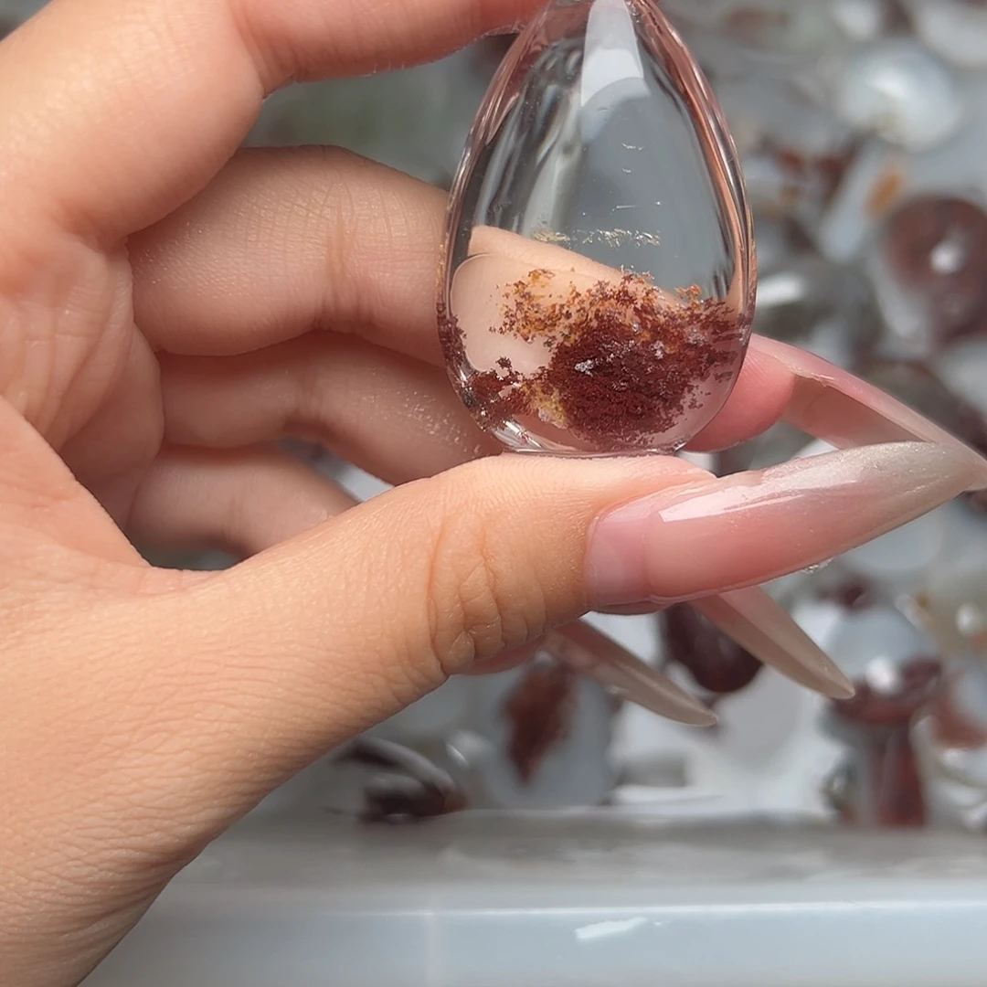 水晶颈饰银S925镶嵌