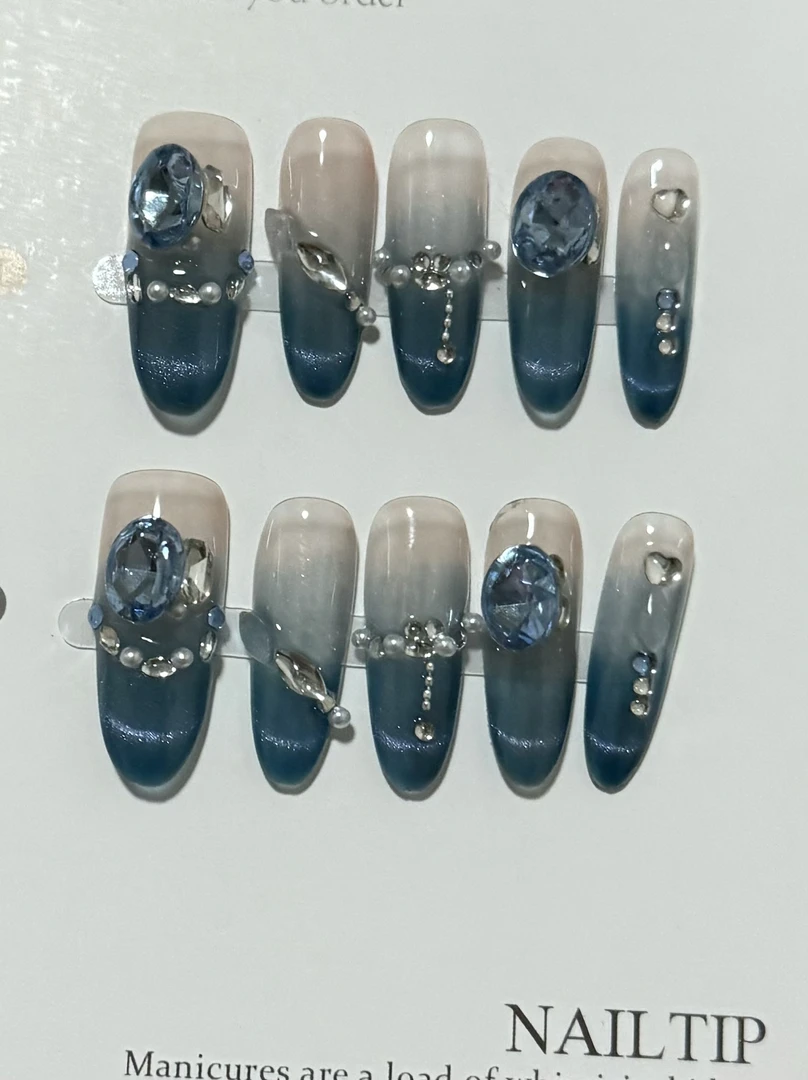 晚棠手工穿戴甲两单包邮c808