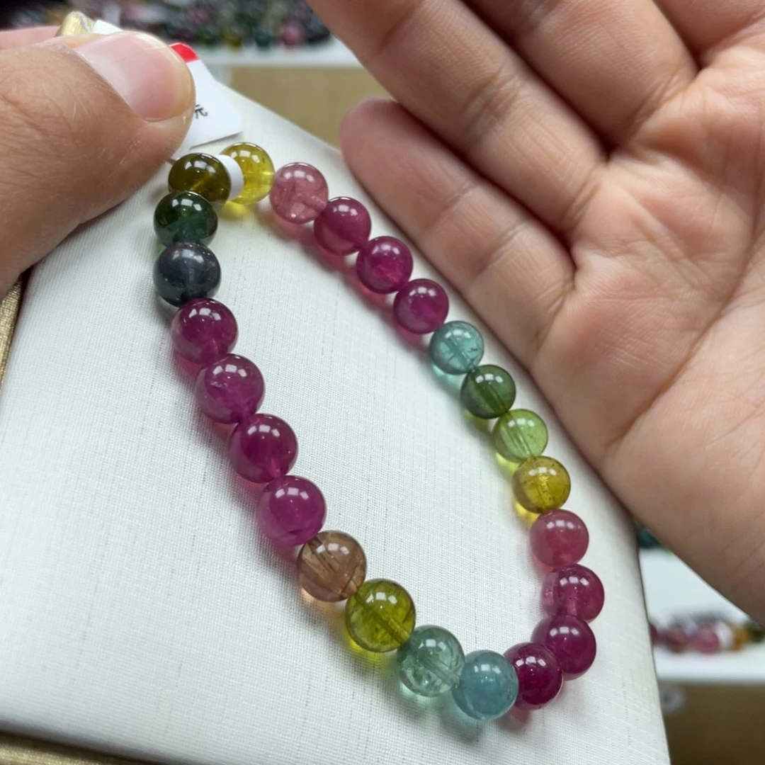 手串未镶嵌碧玺7.5mmmmmmmmmmmmmm