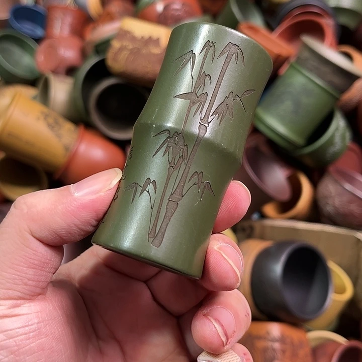 紫砂茶杯全手工紫砂主人杯