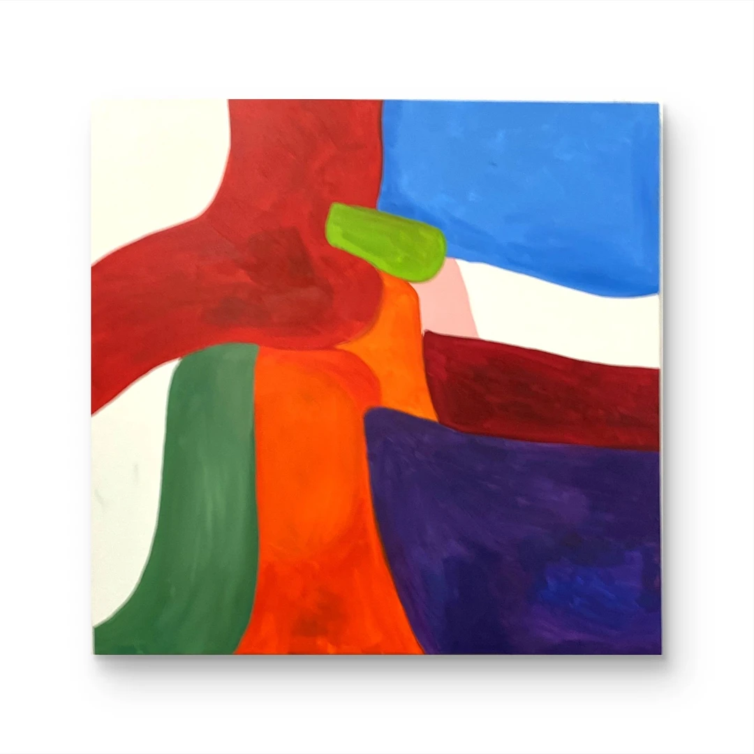 【中古风】手绘挂画  “90*90” No.760  现代玄关客厅手绘装饰画