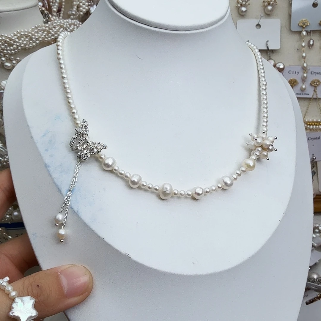 颈饰未镶嵌淡水珍珠