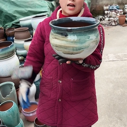 口25高18瑕疵盆子