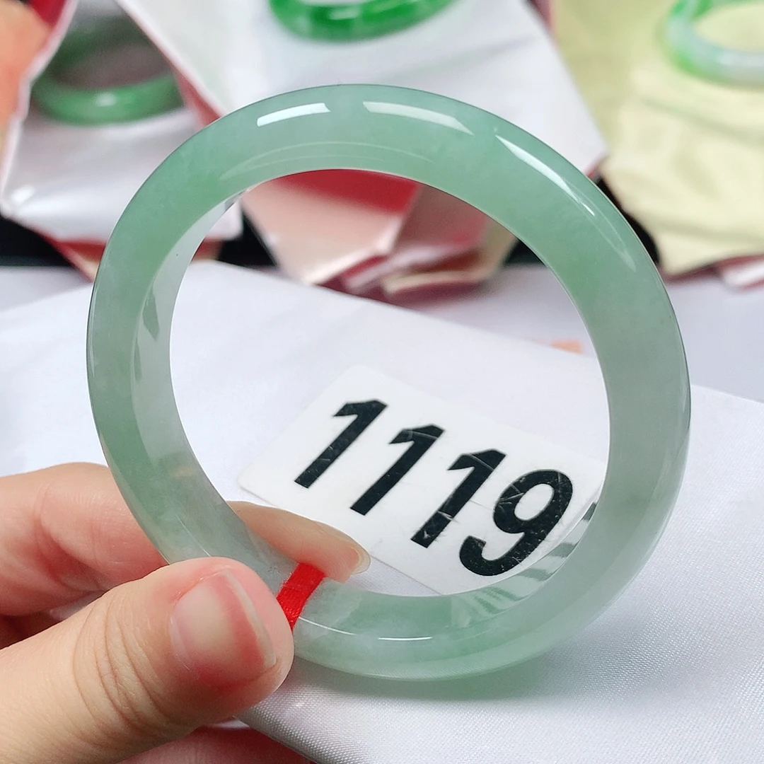 翡翠未镶嵌手镯1119