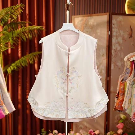 【满亭芳 马甲】新中式国风双面双穿提花马甲