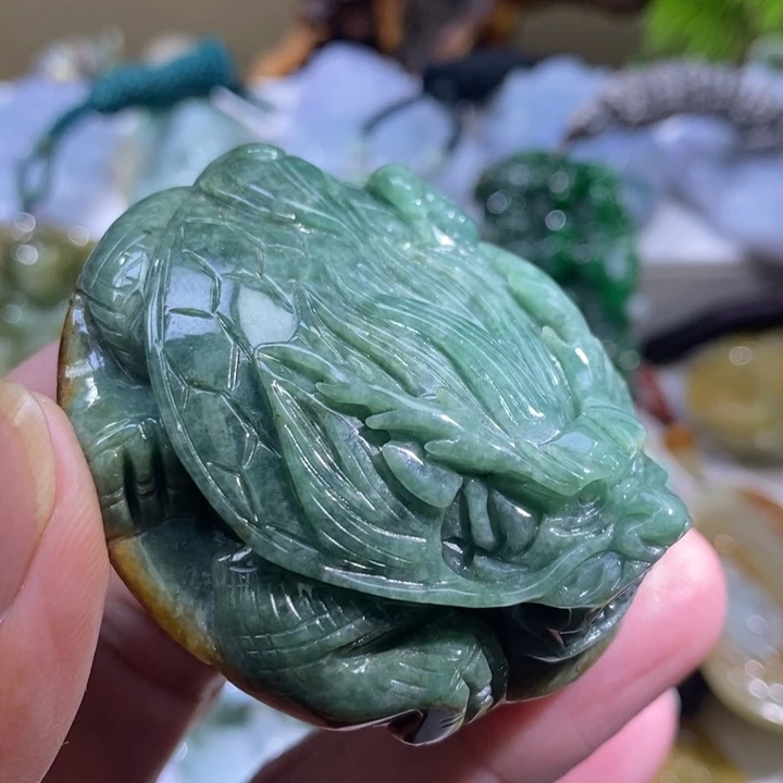 【闪购商品】翡翠未镶嵌颈饰文*文1111111111111111111