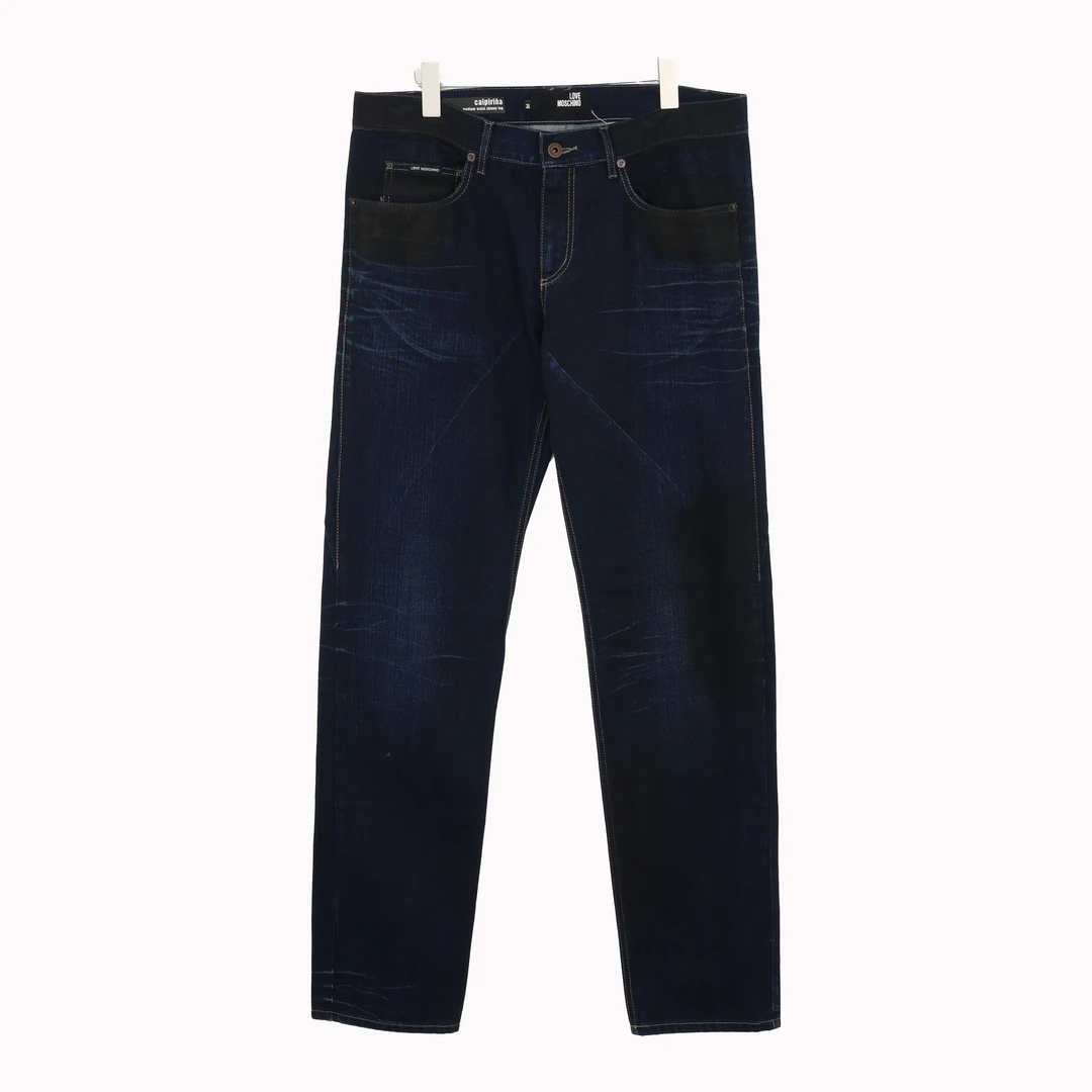 未使用 Moschino/莫斯奇诺 男士蓝色牛仔裤MQ26014T6348-248L