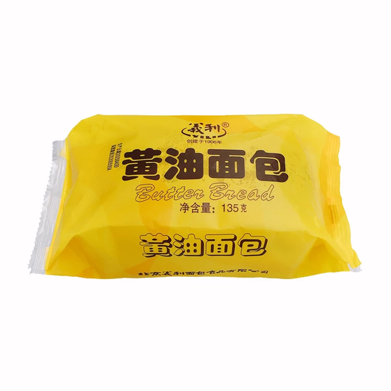 义利黄油面包135g