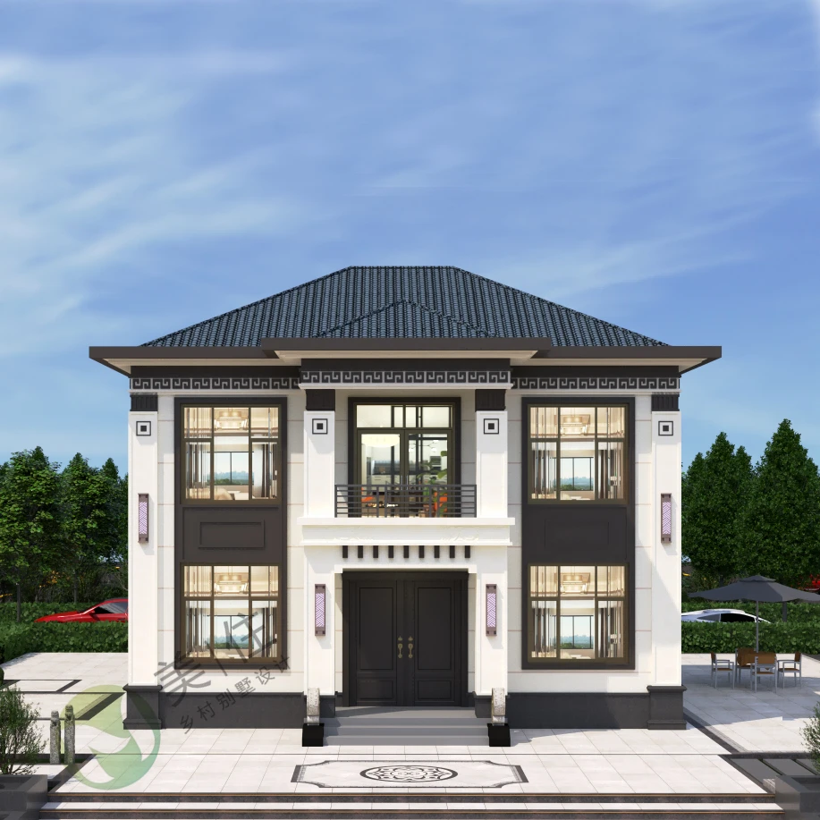 11.2x8.8m二层别墅图纸农村自建房别墅设计全套建筑施工图纸