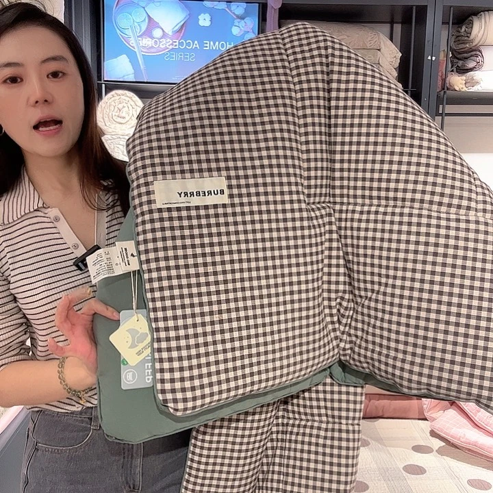 棉貂毛棉花单人春秋