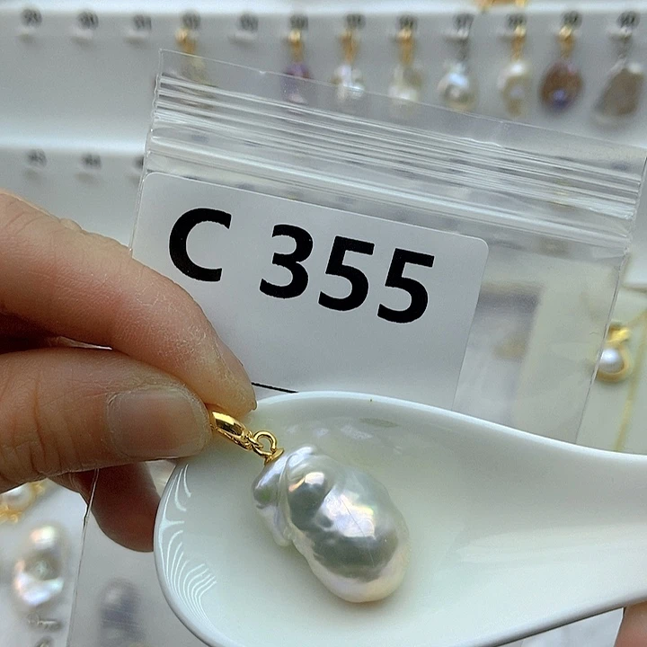 淡水珍珠颈饰银S925镶嵌