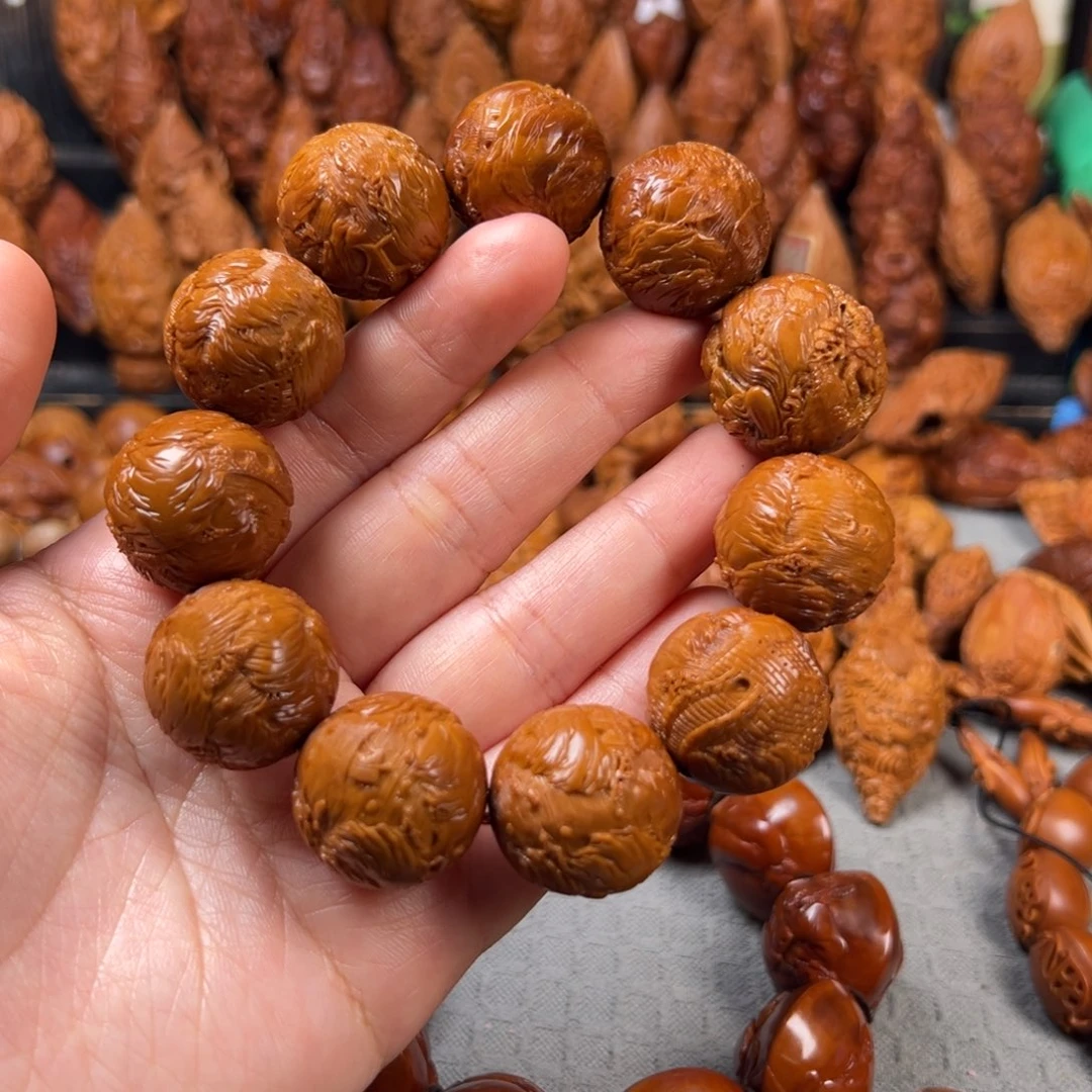枫***手串/手链橄榄核核雕