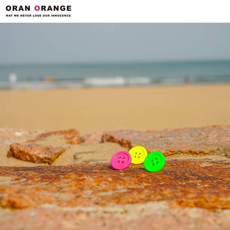 铜合金珐琅耳饰 铜合金珐琅耳饰 OranOrange-糖果纽扣系列耳钉
