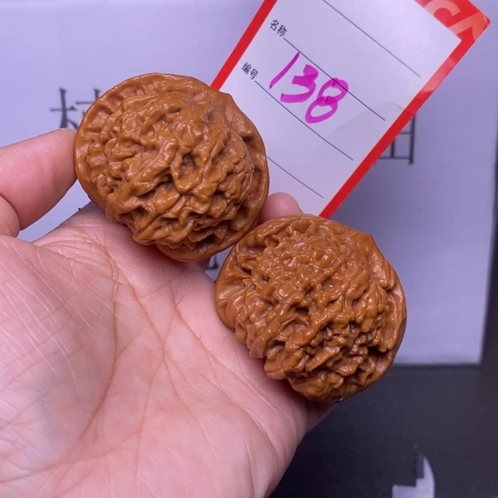 把件文玩核桃138，47官帽