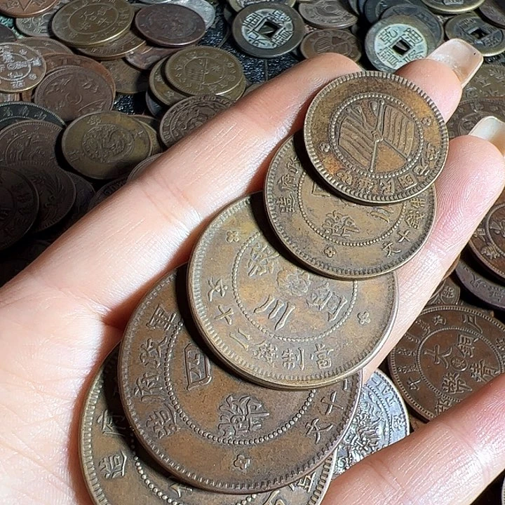 一套大汉工艺品五枚摆件