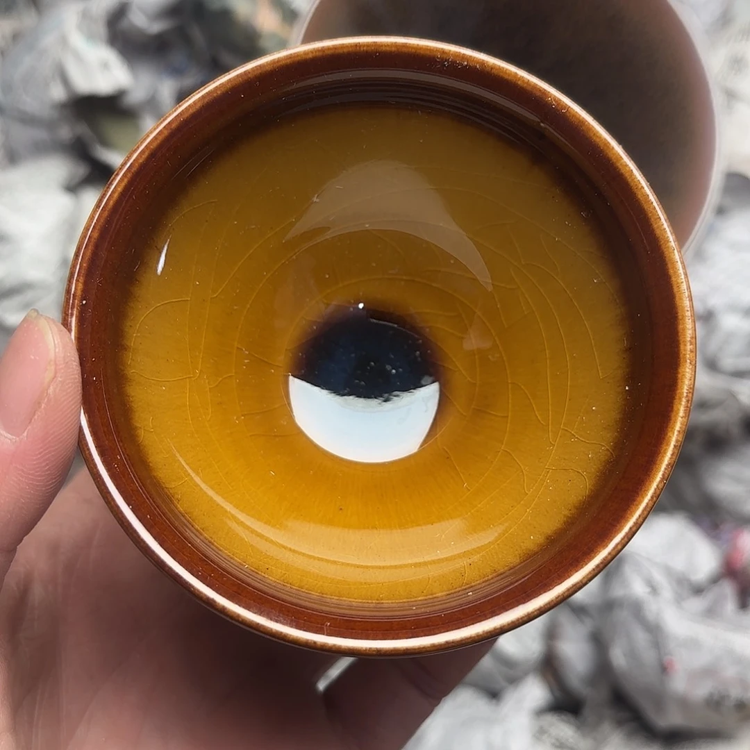 茶盏微瑕建盏 主人杯一只