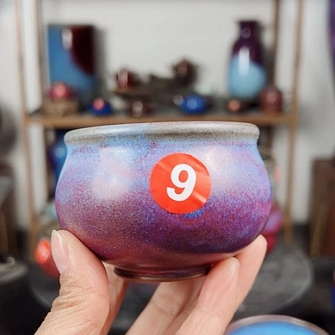 杯若*秋原矿釉手工制作钧瓷