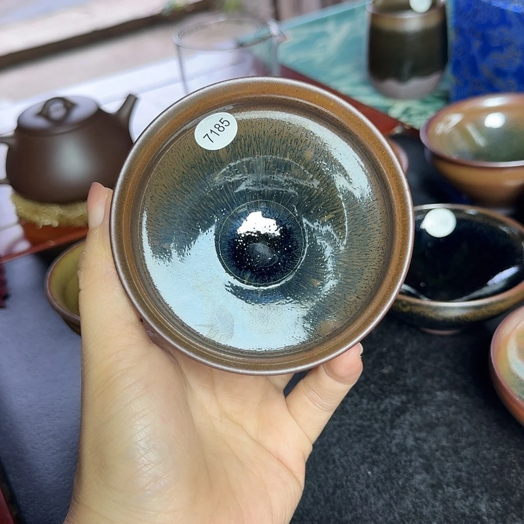 茶盏7185 秋罗柴烧手工主人杯