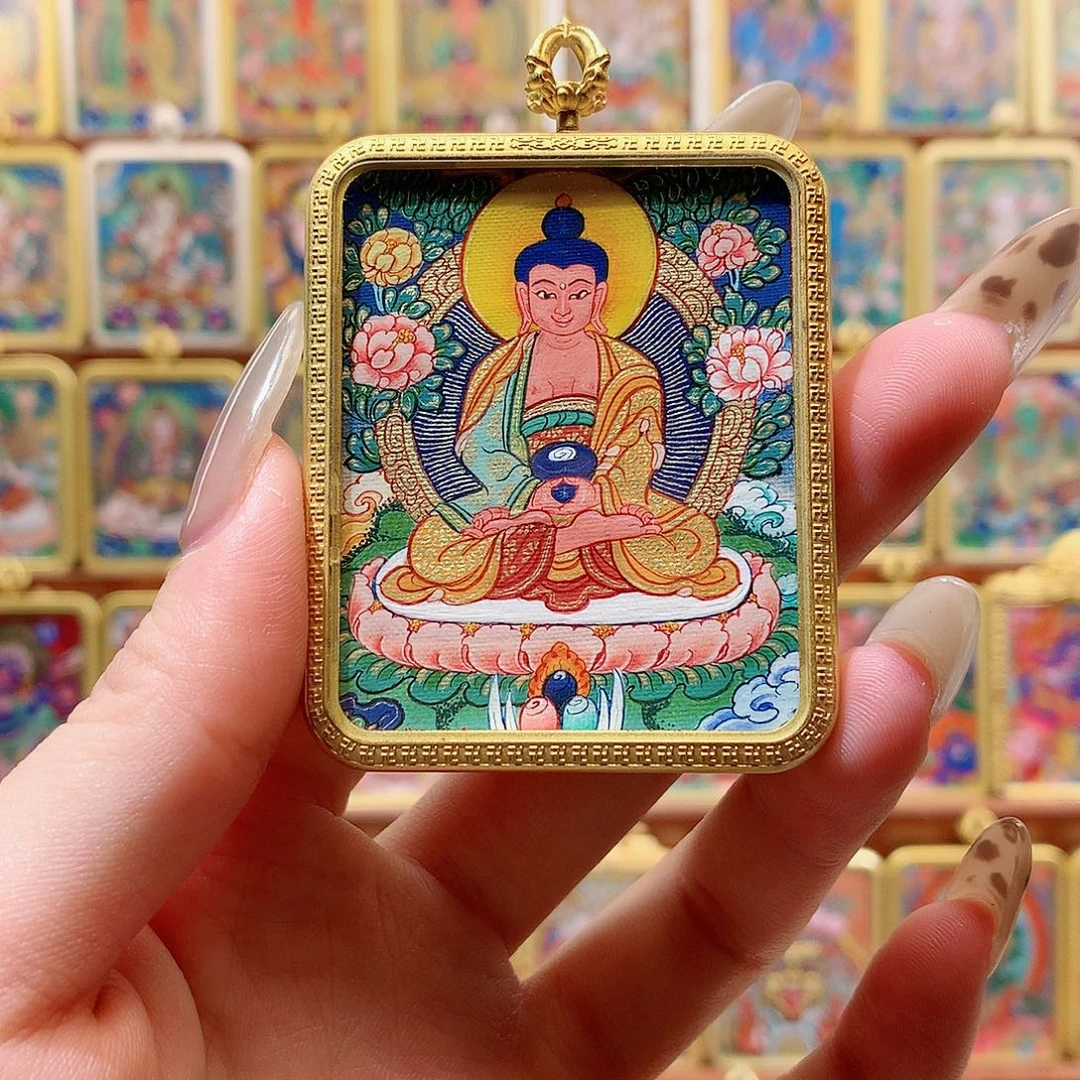 吊坠般若唐卡非遗传承