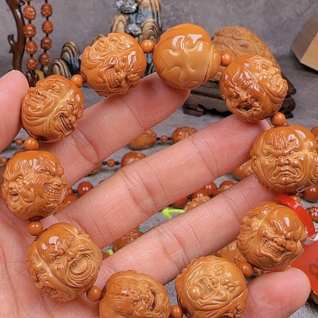 【闪购商品】手串橄榄核四面恶僧