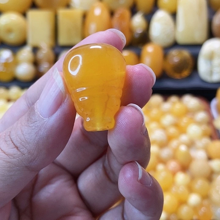 蜜蜡未镶嵌吊坠(不含链)