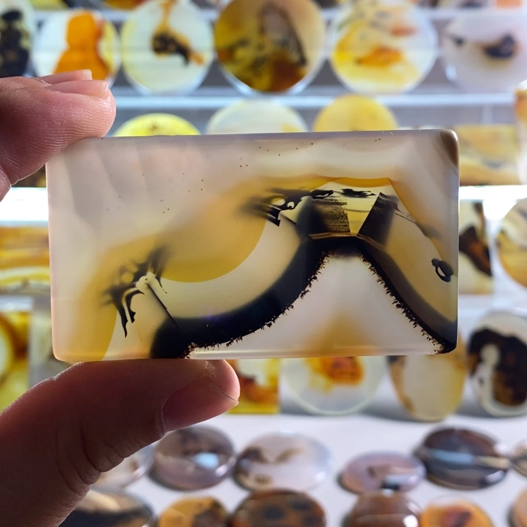 玛瑙/玉髓合金颈饰