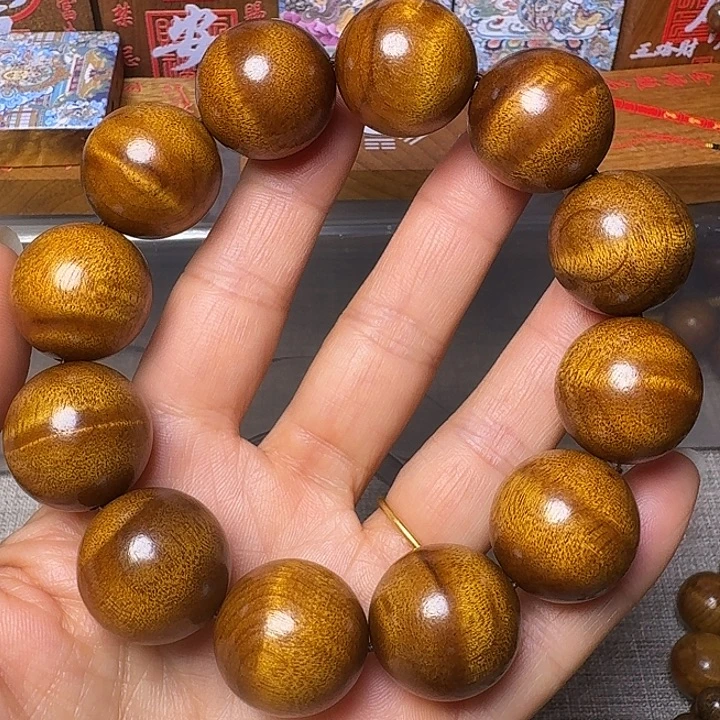 金丝楠2.0水波手串