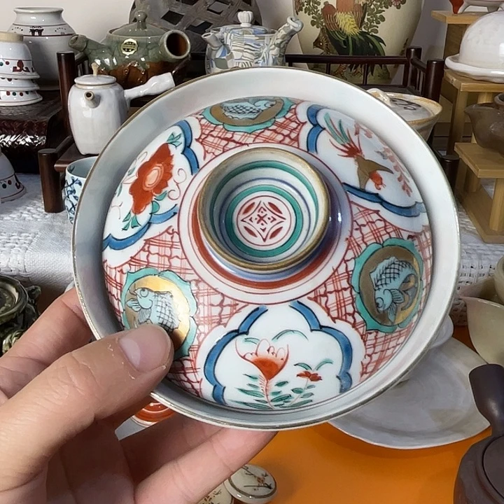 瓷片大盖碗好看的