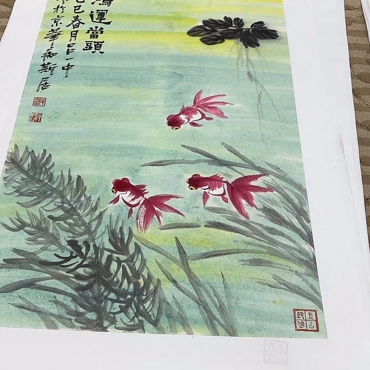 国画花鸟的翅膀和翅膀是