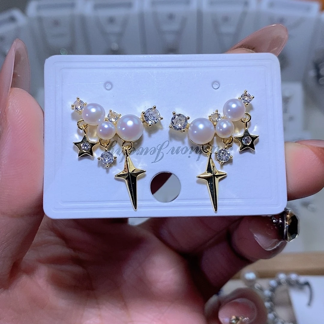 淡水珍珠未镶嵌耳饰