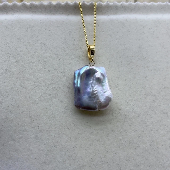 合金颈饰淡水珍珠