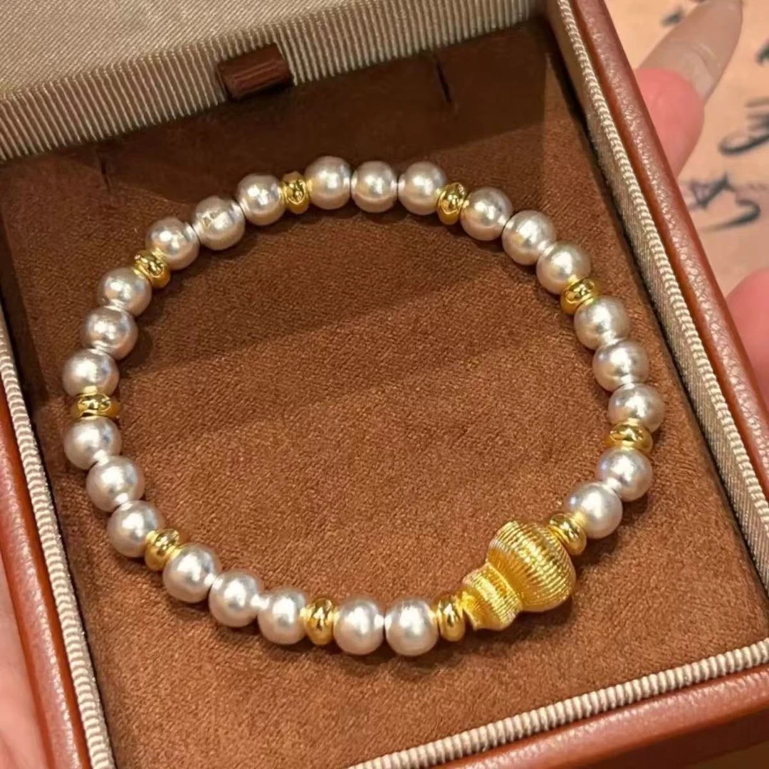 足银银制品 A69葫芦磨砂珠珠手串