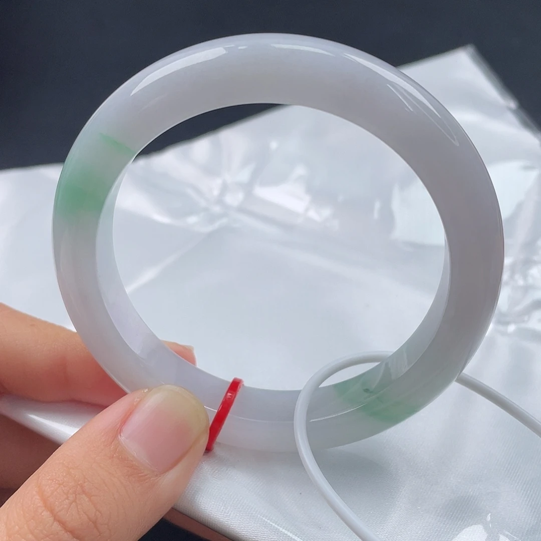 翡翠未镶嵌手镯5455圈