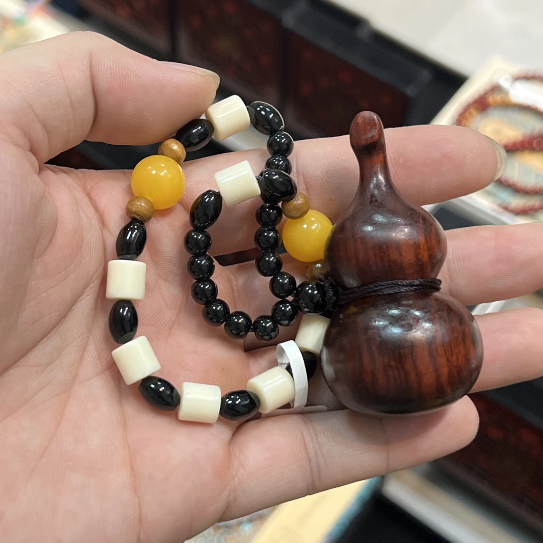 木质葫芦手捻把件无礼盒