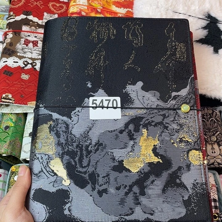 织绣B5活页送纸5470