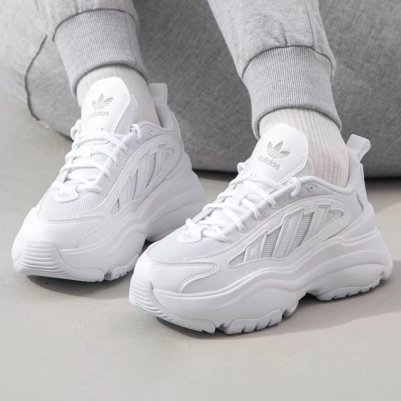【WH解放路AD】阿迪达斯三叶草新款女子透气增高老爹鞋运动鞋IG6047