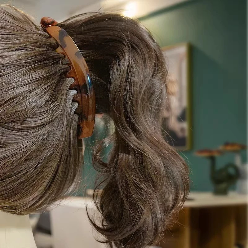 发量多专用发夹女高马尾香蕉夹后脑勺夹子发卡竖夹扭夹发饰