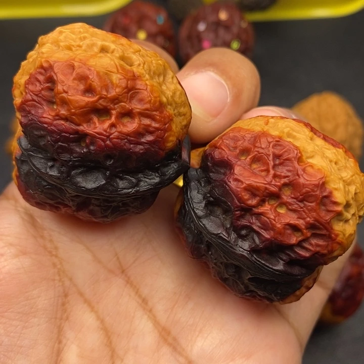 文玩核桃把件41尺霸王蟾