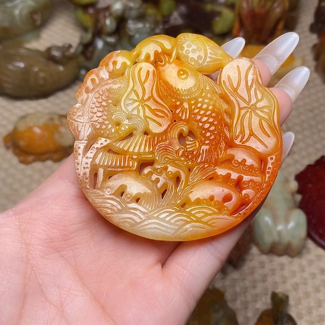 未镶嵌蛇纹石玉颈饰