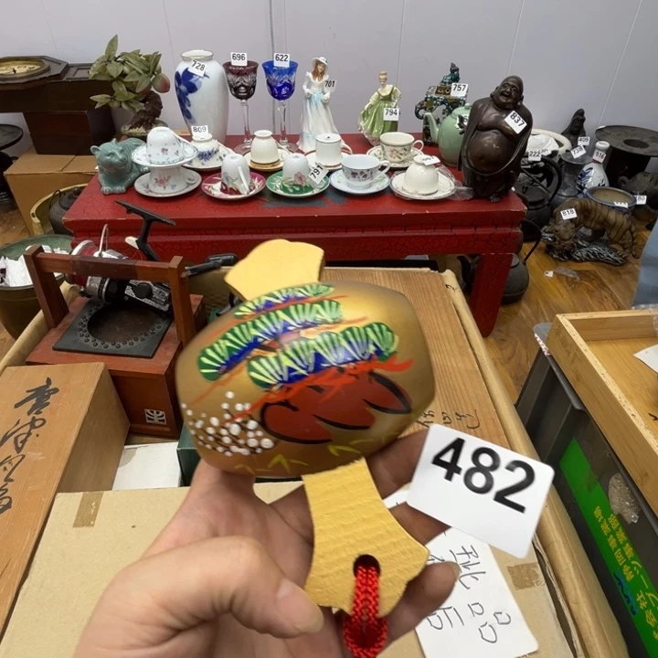瓷片呀工艺品摆件瓷器摆件正能量