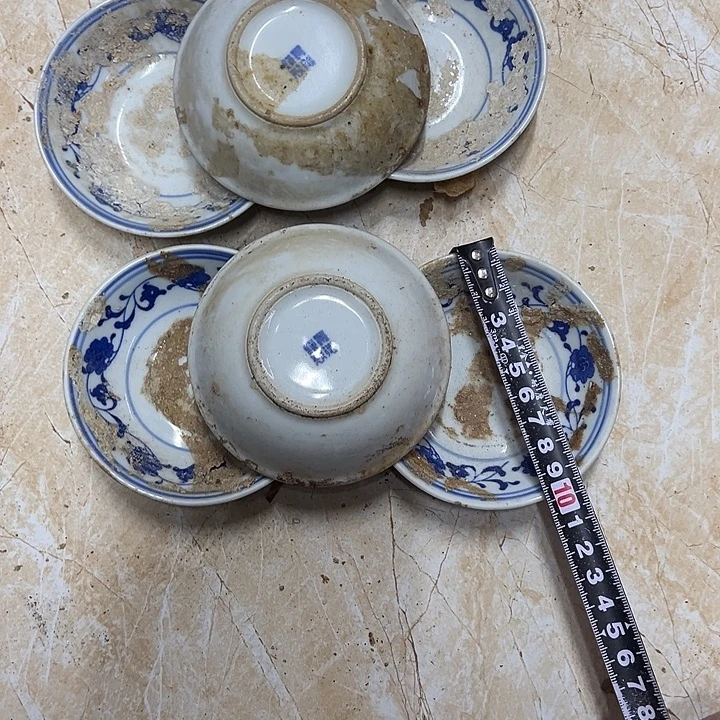 摆件陶6个10厘米芙蓉花味die