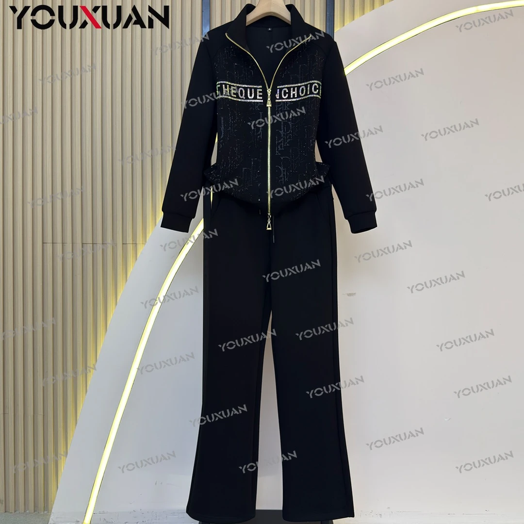 【新品】秋冬女装显瘦百搭韩版时尚休闲气质长袖套装89320